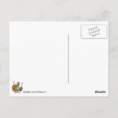 ハッピー七面鳥の日！ ポストカード (裏面)