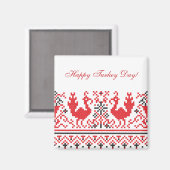 ハッピー七面鳥の日！ マグネット (正面/裏面)