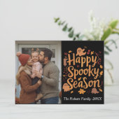 ハッピー不気味シーズン家族の写真カード，ハロウィーン (スタンド正面)