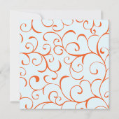 ハッピー不気味ハロウィーンカードテンプレート (裏面)