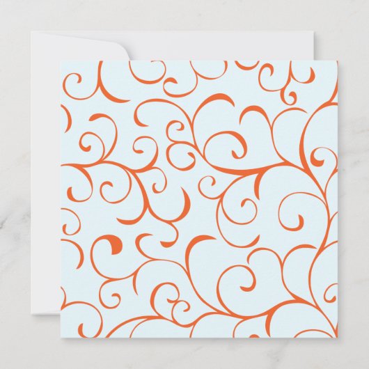 ハッピー不気味ハロウィーンカードテンプレート (裏面)