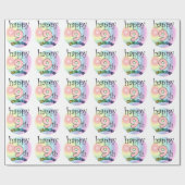 ハッピー九誕生日(ローゼ) ラッピングペーパー (フラット)
