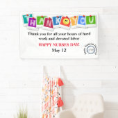 ハッピー企業のナースデーバナー 横断幕 (インサイチュ)