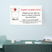 ハッピー企業のナースデー 横断幕 (トレードショー)