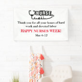 ハッピー企業のナース週間バナー 横断幕 (インサイチュ)