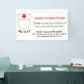 ハッピー企業のナース週間バナー 横断幕 (トレードショー)