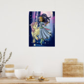 ハッピー先住民アメリカンガールアンドポニー ポスター (キッチン)