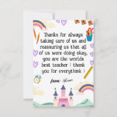 ハッピー先生の日サンキューカード サンキューカード (正面)