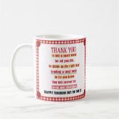 ハッピー先生デー コーヒーマグカップ (左)