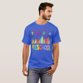 ハッピー先生学生シニア新学期チーム Tシャツ (正面フル)
