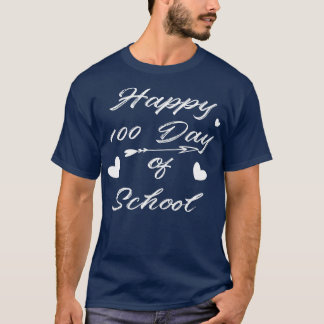 ハッピー先生100日目の学校の100日のGnom Tシャツ