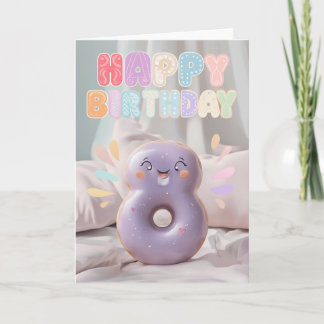 ハッピー八誕生日カード カード