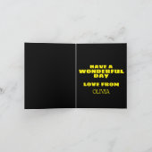 ハッピー八誕生日カード シーズンカード (内部)