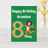 ハッピー八誕生日孫 カード (黄色い花)