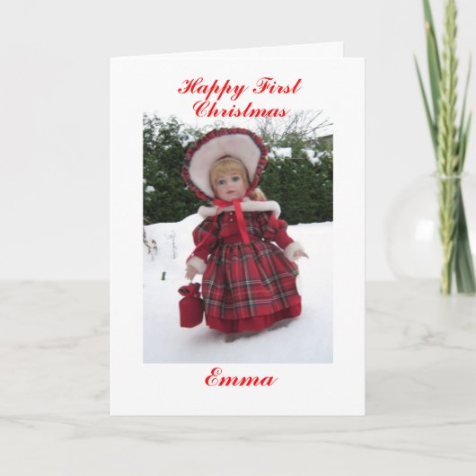 ハッピー初めてのクリスマスズエマ シーズンカード (正面)