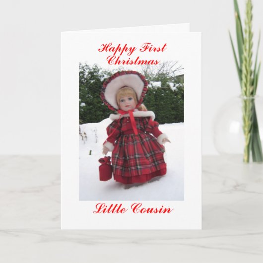 ハッピー初めてのクリスマスリトルいとこ シーズンカード (正面)