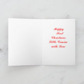 ハッピー初めてのクリスマスリトルいとこ シーズンカード (内部)