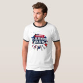 ハッピー労働日のTシャツデザイン Tシャツ (正面フル)