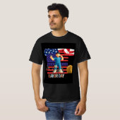 ハッピー労働祭のTシャツデザイン Tシャツ (正面フル)