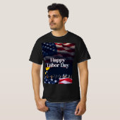 ハッピー労働祭のTシャツデザイン Tシャツ (正面フル)