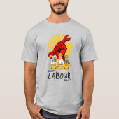 ハッピー労働者の日 耐久Tシャツ Tシャツ (正面)