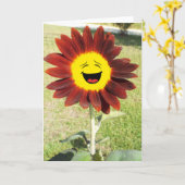ハッピー向日葵。 カード (黄色い花)