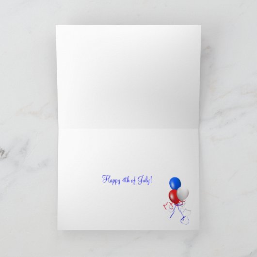 ハッピー四日 カード (内部)