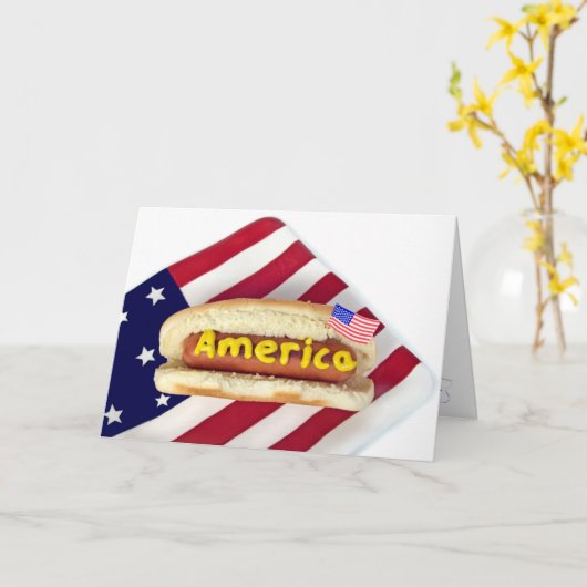 ハッピー四日 カード (黄色い花)