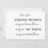 ハッピー国際的ウィメンズデイコーヒーマグ 招待状 (正面)