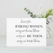 ハッピー国際的ウィメンズデイコーヒーマグ 招待状 (スタンド正面)