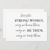 ハッピー国際的ウィメンズデイコーヒーマグ 招待状 (正面/裏面)