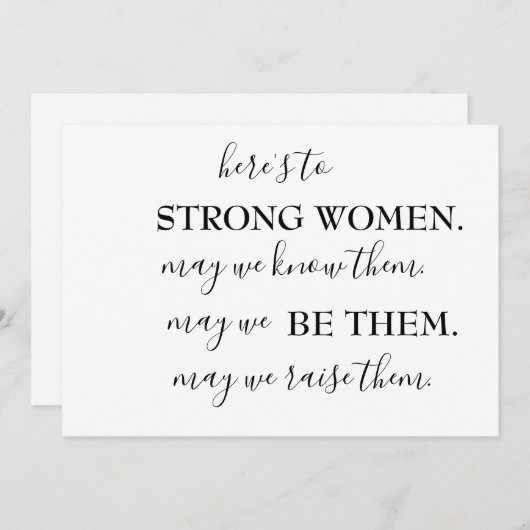 ハッピー国際的ウィメンズデイコーヒーマグ 招待状 (正面/裏面)