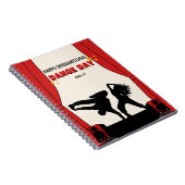 ハッピー国際的ダンスデー | World Dance Day ノートブック (右側)