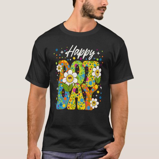ハッピー国際的ドットデイ2023年水玉模様キッズ Tシャツ (正面)