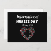 ハッピー国際的ナースデー – 2021年5月12日 ポストカード (正面/裏面)