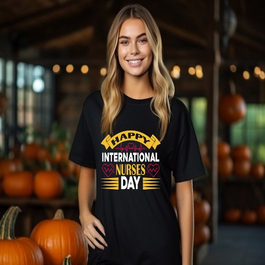 ハッピー国際的ナースデー Tシャツ