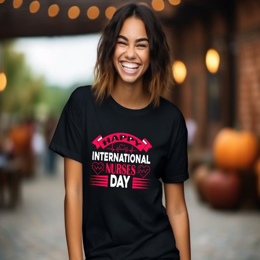 ハッピー国際的ナースデー Tシャツ
