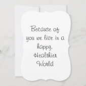 ハッピー国際的ナース週間 (裏面)