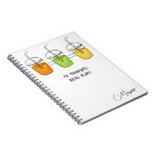 ハッピー夏期スパイラルプランナー、 ノートブック (右側)