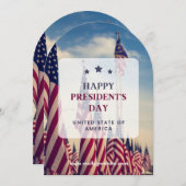 #ハッピー大統領の日 アメリカ合衆国 招待状 (正面/裏面)