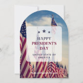 #ハッピー大統領の日 アメリカ合衆国 招待状 (裏面)