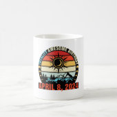ハッピー太陽のトータリティ素晴らし誕生日Apri コーヒーマグカップ (中央)