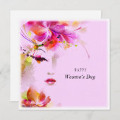 ハッピー女性デー シーズンカード (正面/裏面)