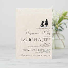 ハッピー婚約パーティ 招待状