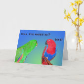 ハッピー婚約 カード (黄色い花)