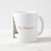 ハッピー子猫クリスマス ジャンボコーヒーマグカップ (正面右)