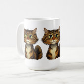 ハッピー子猫 コーヒーマグカップ (正面左)