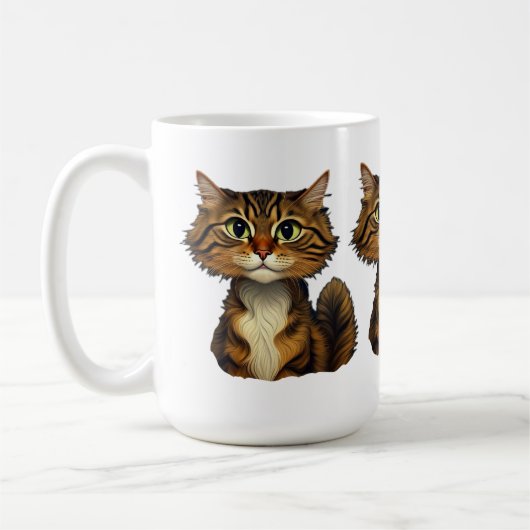 ハッピー子猫 コーヒーマグカップ (左)