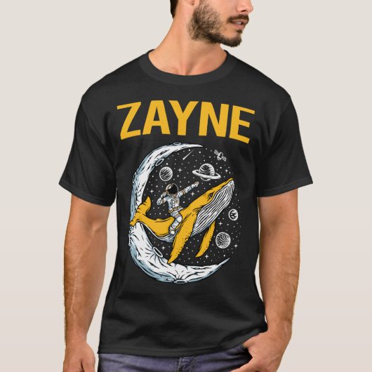 ハッピー宇宙 – ザイヌネーム Tシャツ (正面)