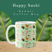  ハッピー寿司かわいい  コーヒーマグカップ
